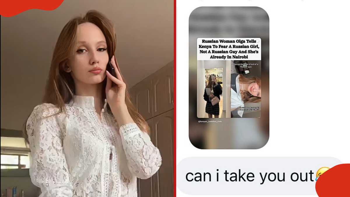Russian lady leaks DMs from Kenyan men after revealing she's in Nairobi