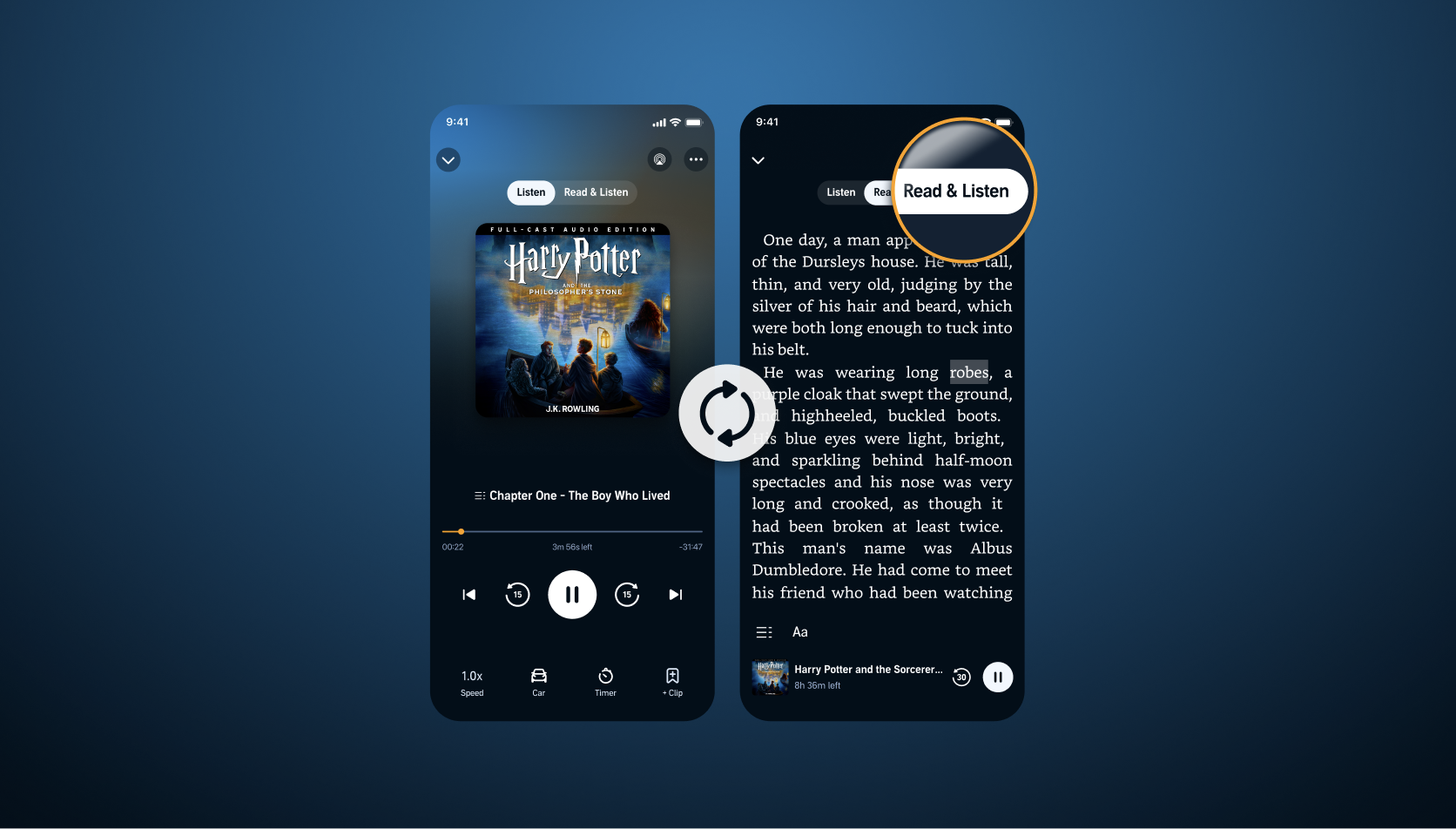 Audible's new feature lets you read and listen to your favorite books ...