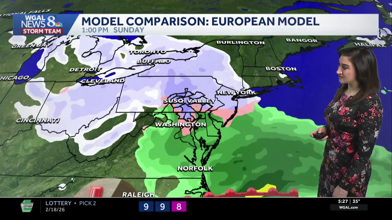 Potential Pa. weekend snowstorm | Latest models, totals