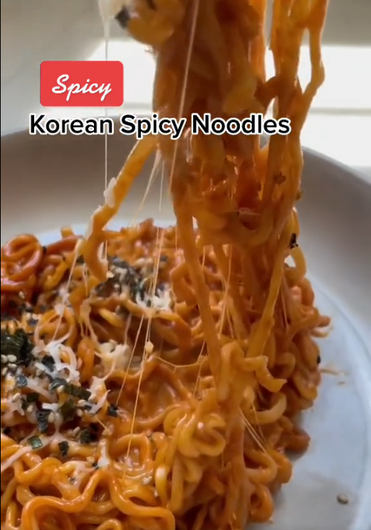 Korean spicy noodles