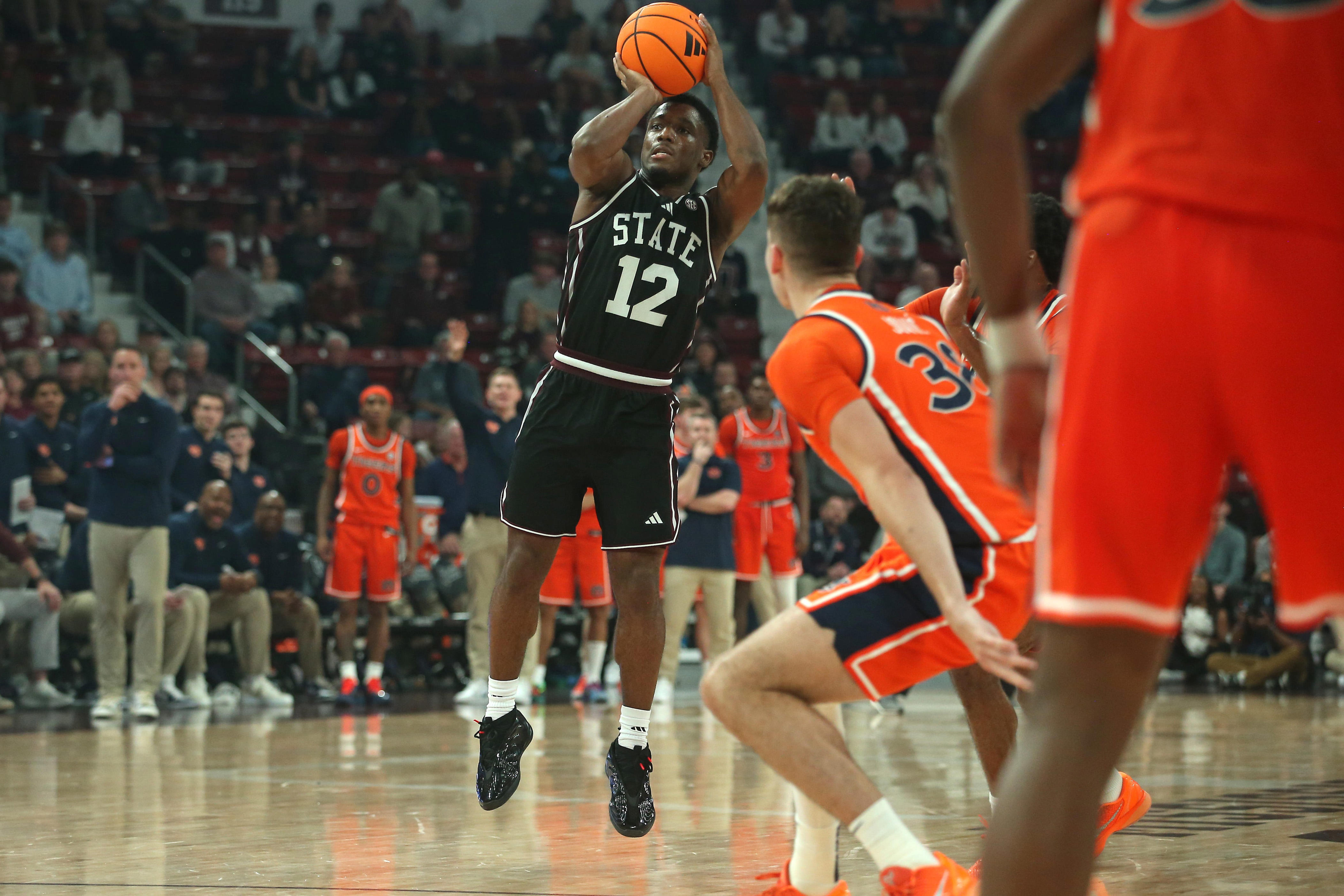 Josh Hubbard breaks Mississippi State 3-point record in crazy first half