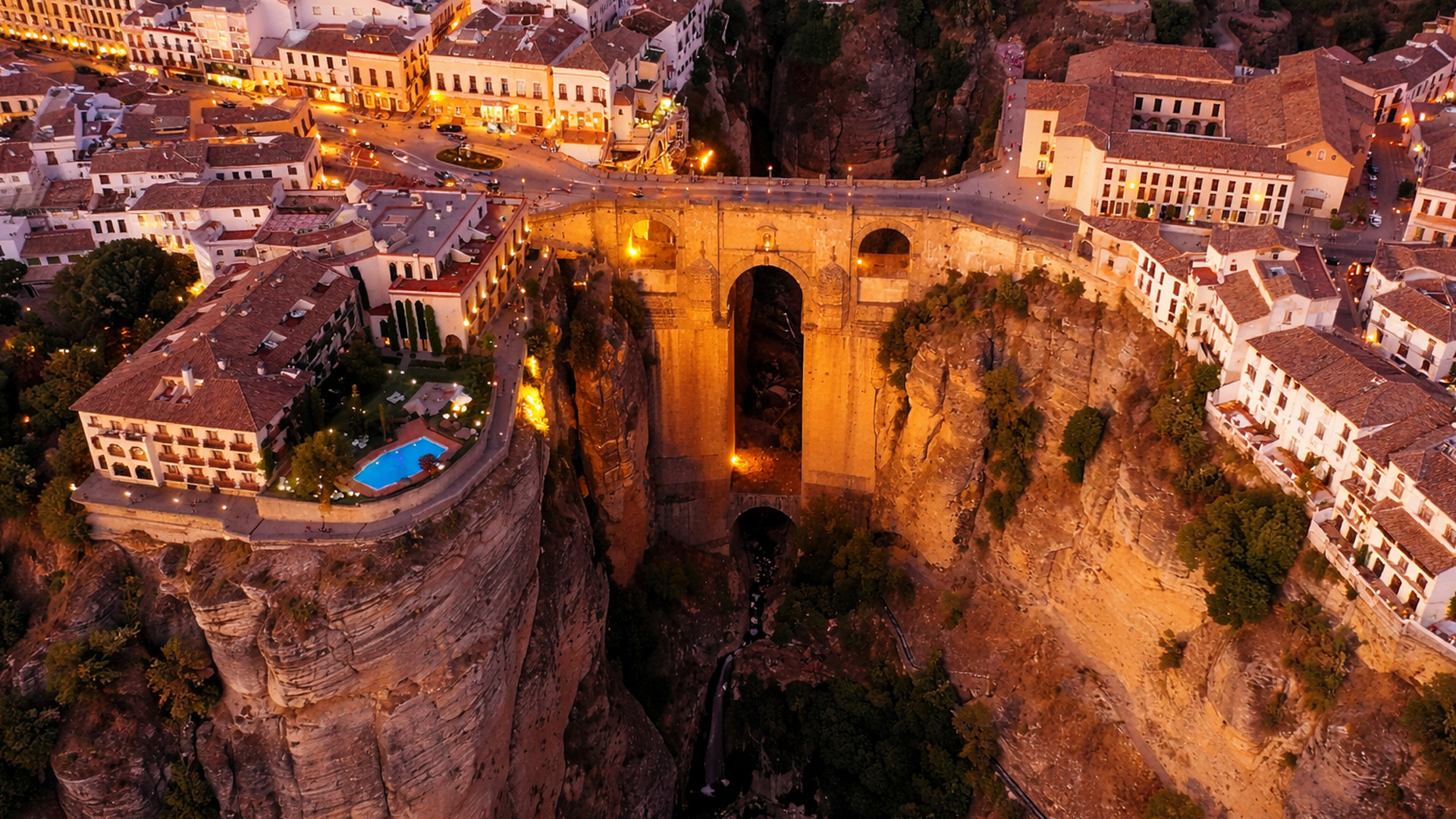 Why build a city over a deep gorge?