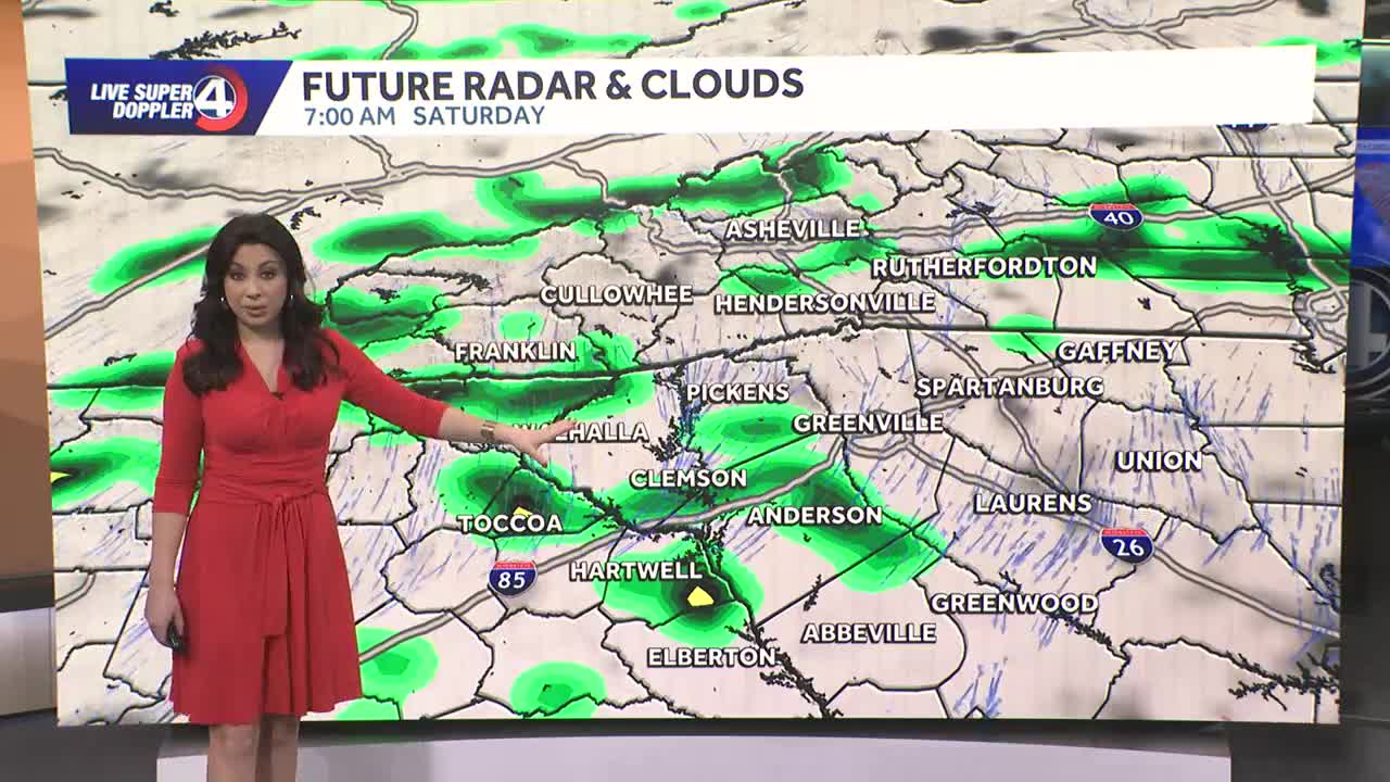 Thunderstorms possible tomorrow