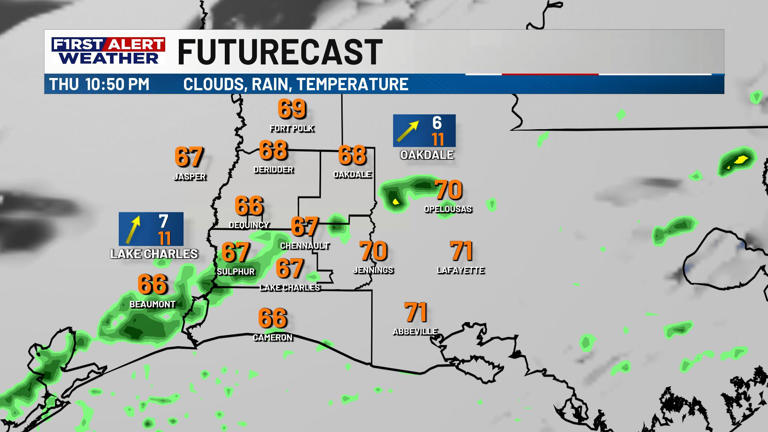 First alert forecast: Humidity continues to build, as rain chances ...
