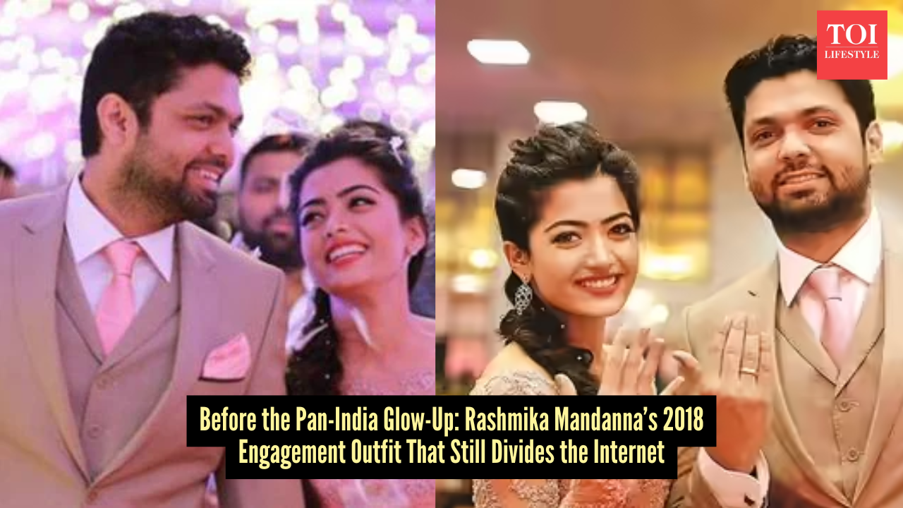 Throwback Thursday: Rashmika Mandanna’s first engagement look with ...