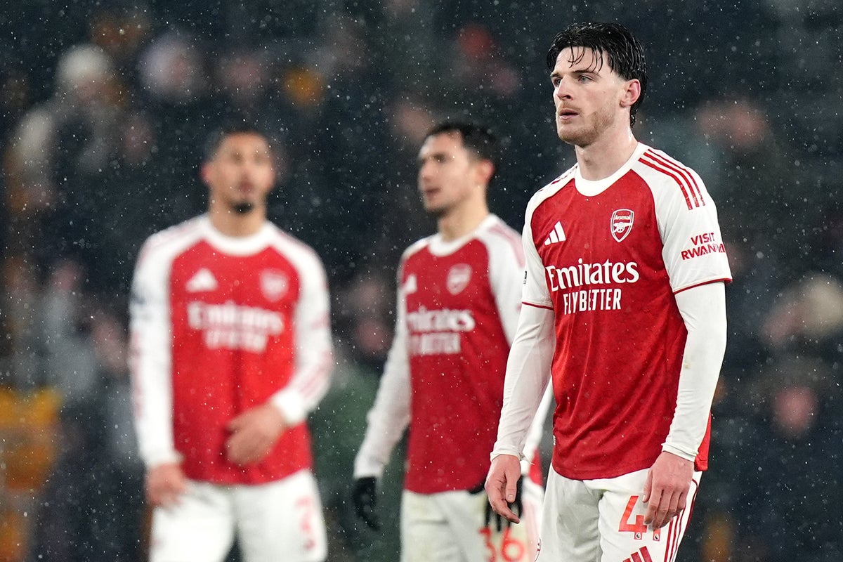 Arsenal face 'bottle job' questions after implosion against Wolves