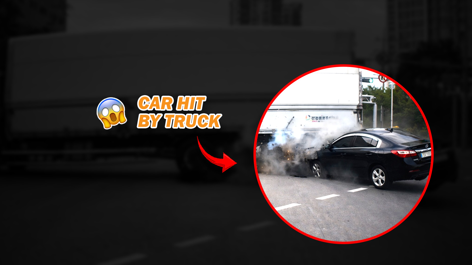 Truck Crashes Into Violating Car Caught On Cam