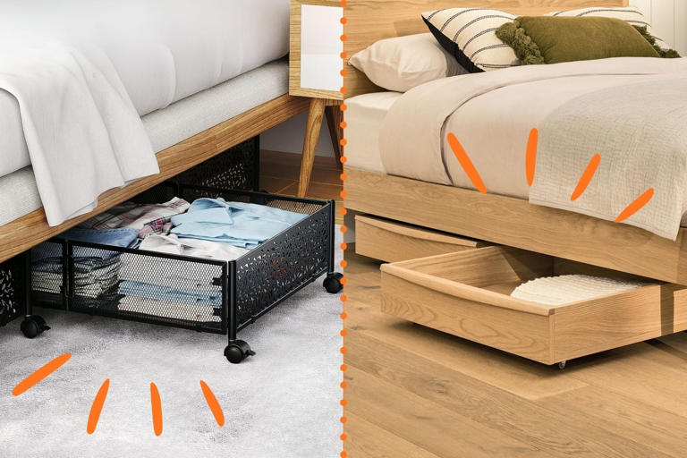 Under-bed storage solutions for when you’re low on space