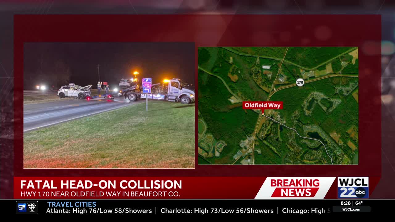 1 person killed in Beaufort County crash on SC 170