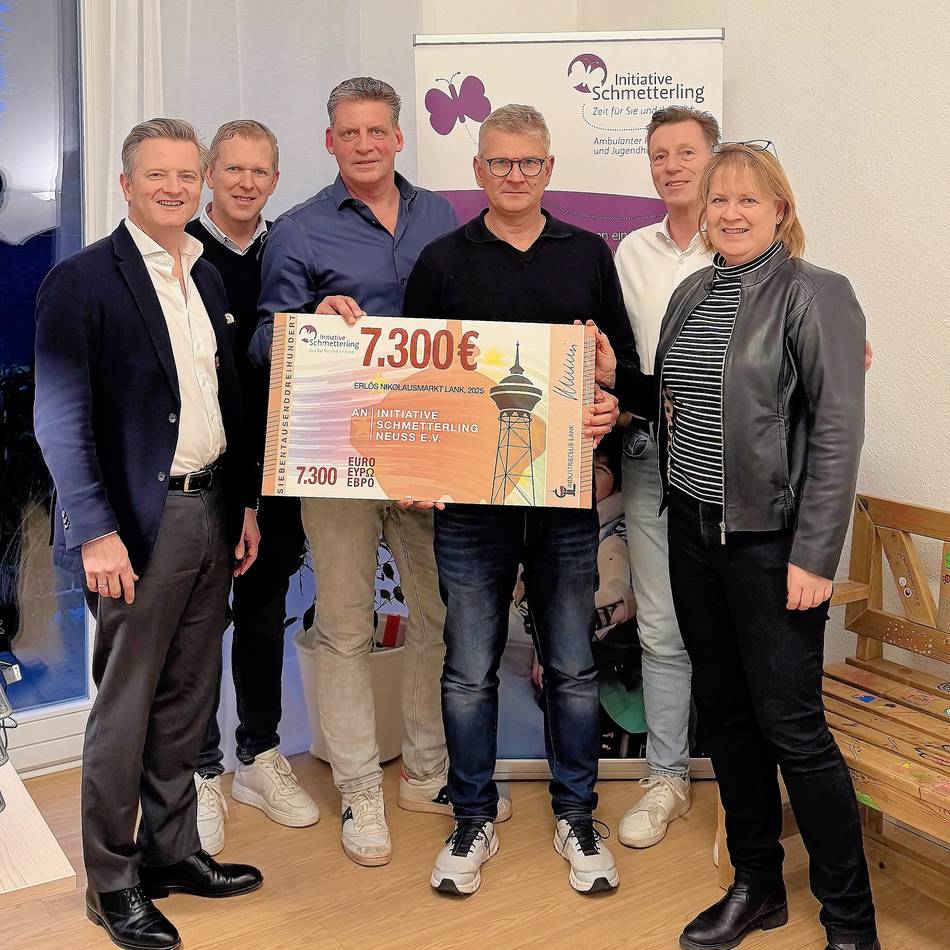 Industrieclub Lank spendet Tausende Euro an die Initiative Schmetterling