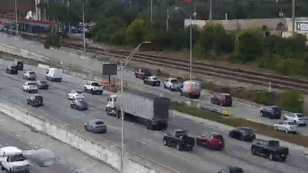 Police activity blocks off-ramp on I-95 South in Boynton Beach