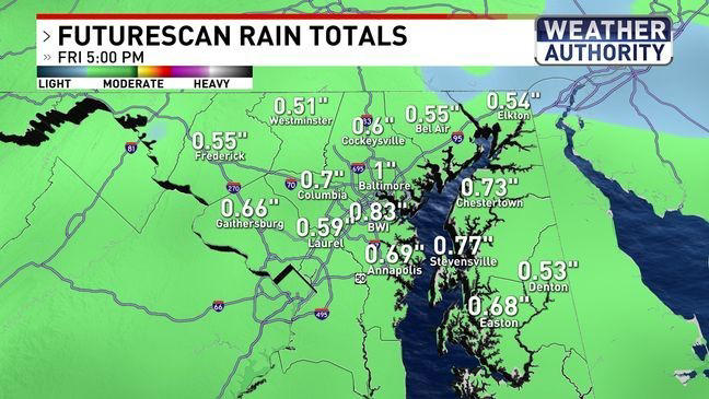 Rain moves into Maryland Thursday with a chance for winter weather this ...