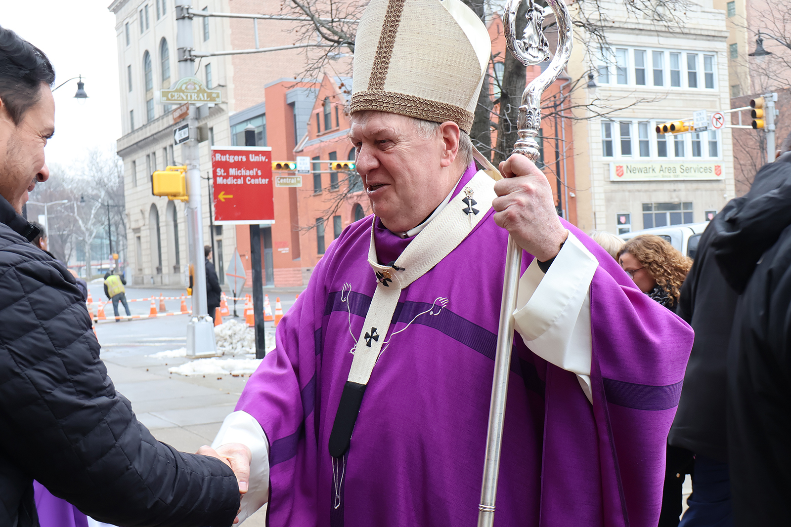 Cardinal Tobin leads Ash Wednesday masses inside New Jersey ICE facility