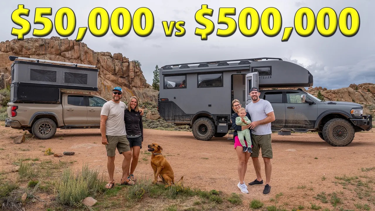 This is how two very different rigs handle the same adventure
