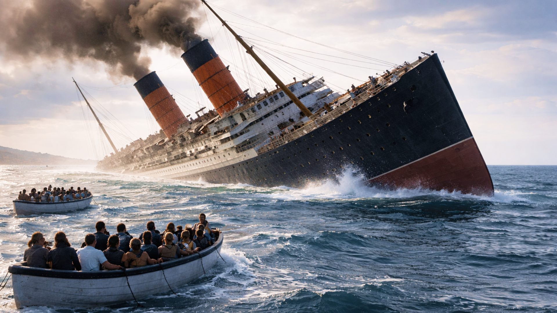Why RMS Lusitania shook itself apart, propeller wake interference, hull ...