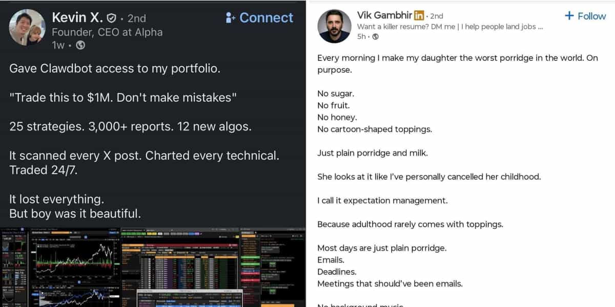 The most unhinged LinkedIn posts this week