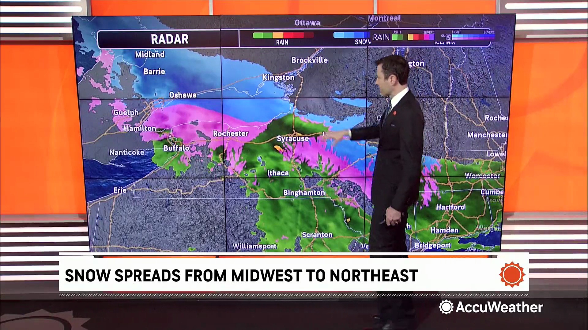 Midweek storm targets the Midwest with heavy snow and thunderstorms