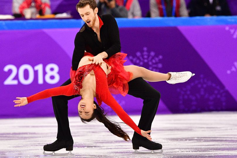 Winter Olympics star's top became undone as she suffered serious