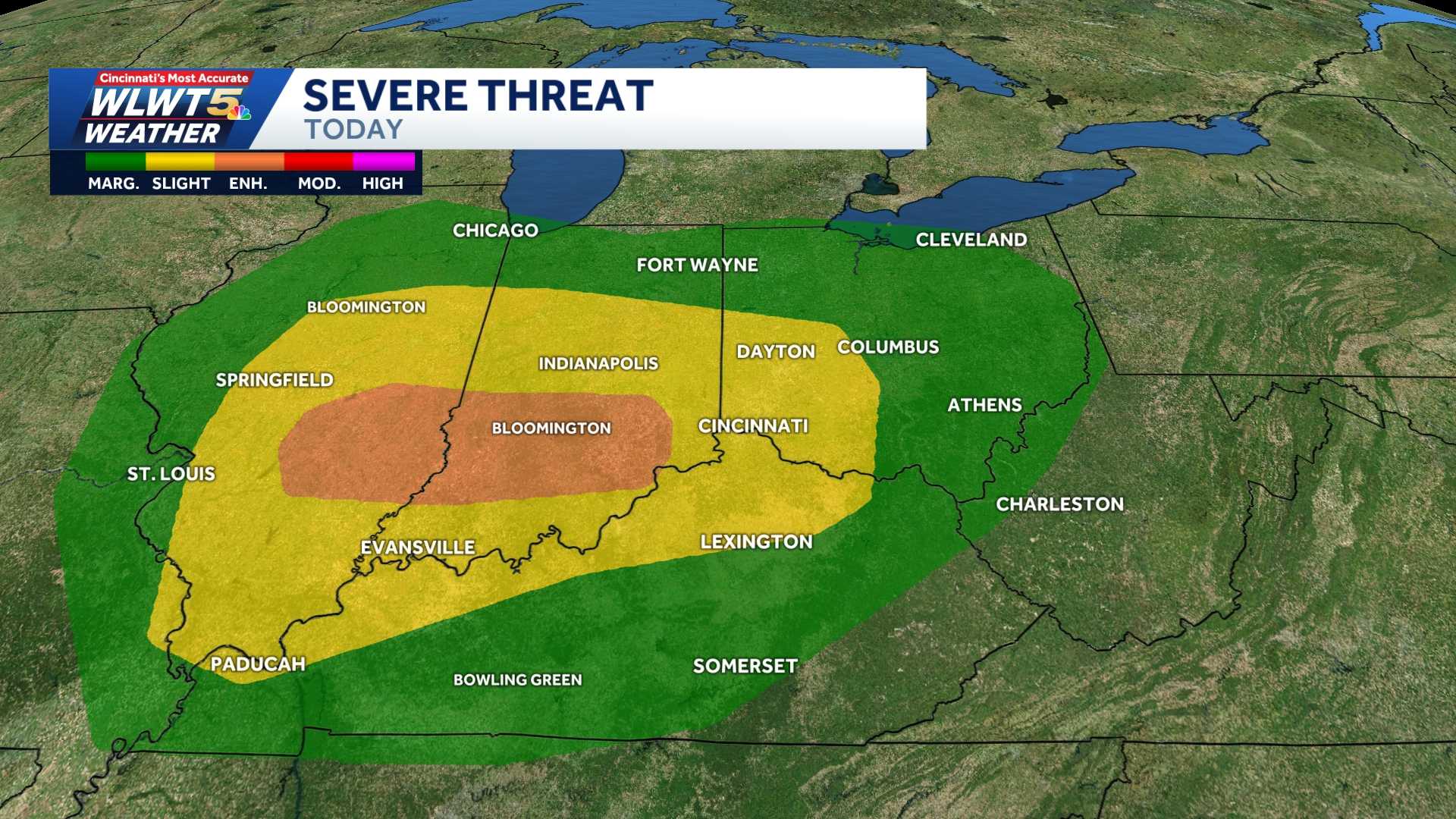 Cold front brings strong storms to Greater Cincinnati