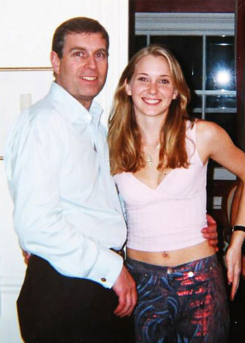 Prince Andrew and Virginia Giuffre. Pic: Shutterstock