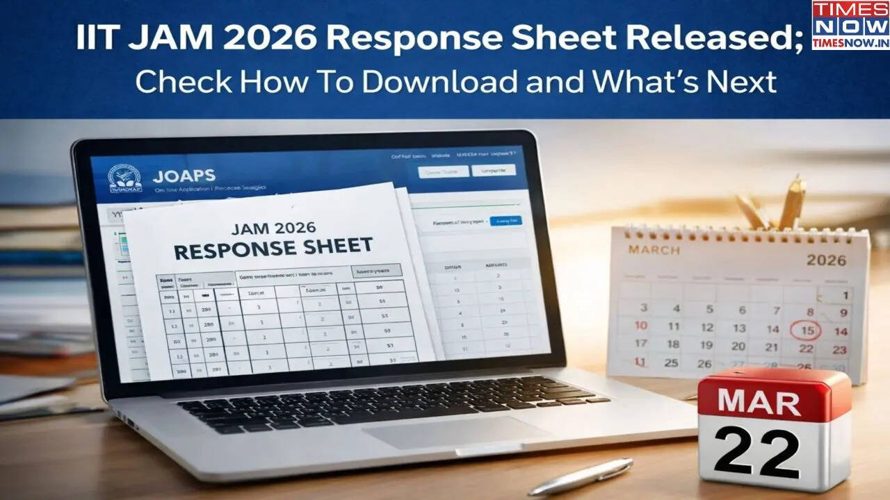 IIT JAM 2026 response sheet released; check how to download and what’s next
