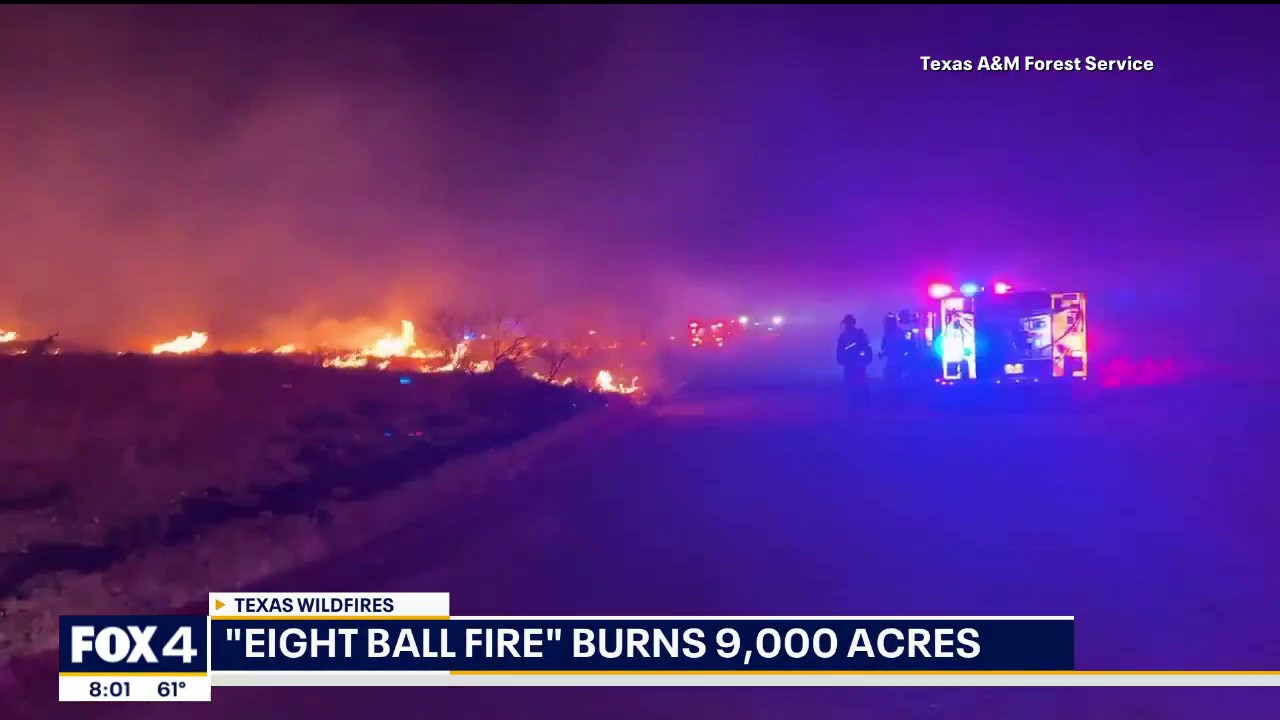 North Texas fire crews help fight wildfires in Panhandle
