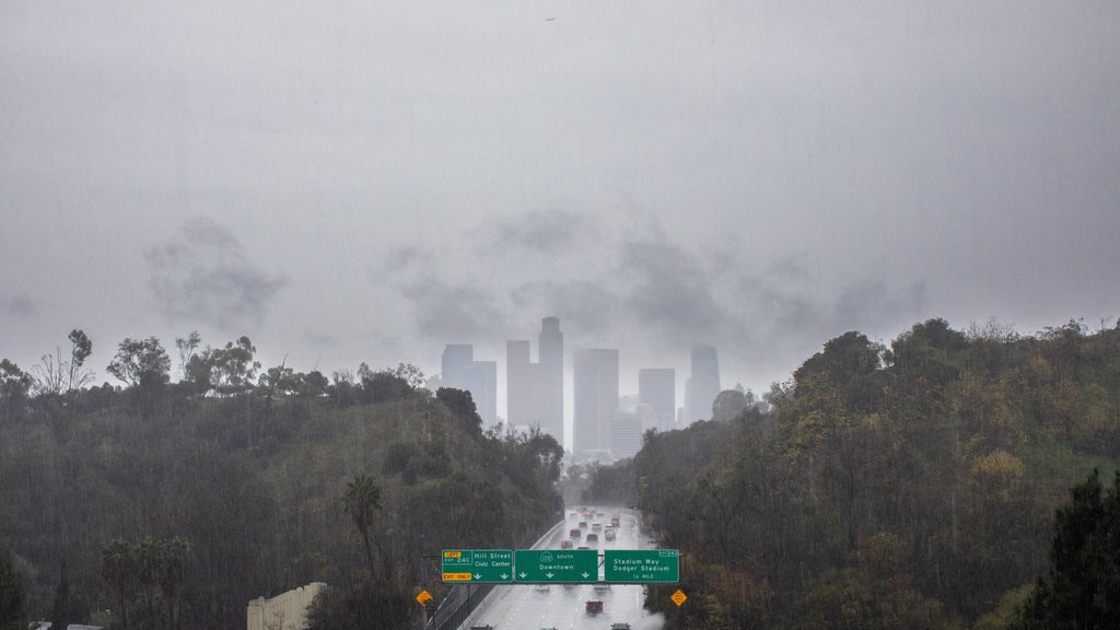 Third round of rain in series of winter storms hits Southern California