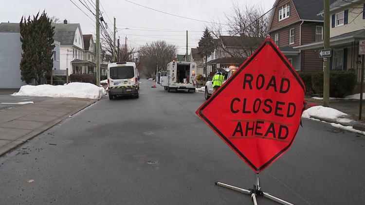 Road closed after gas leak in Kingston