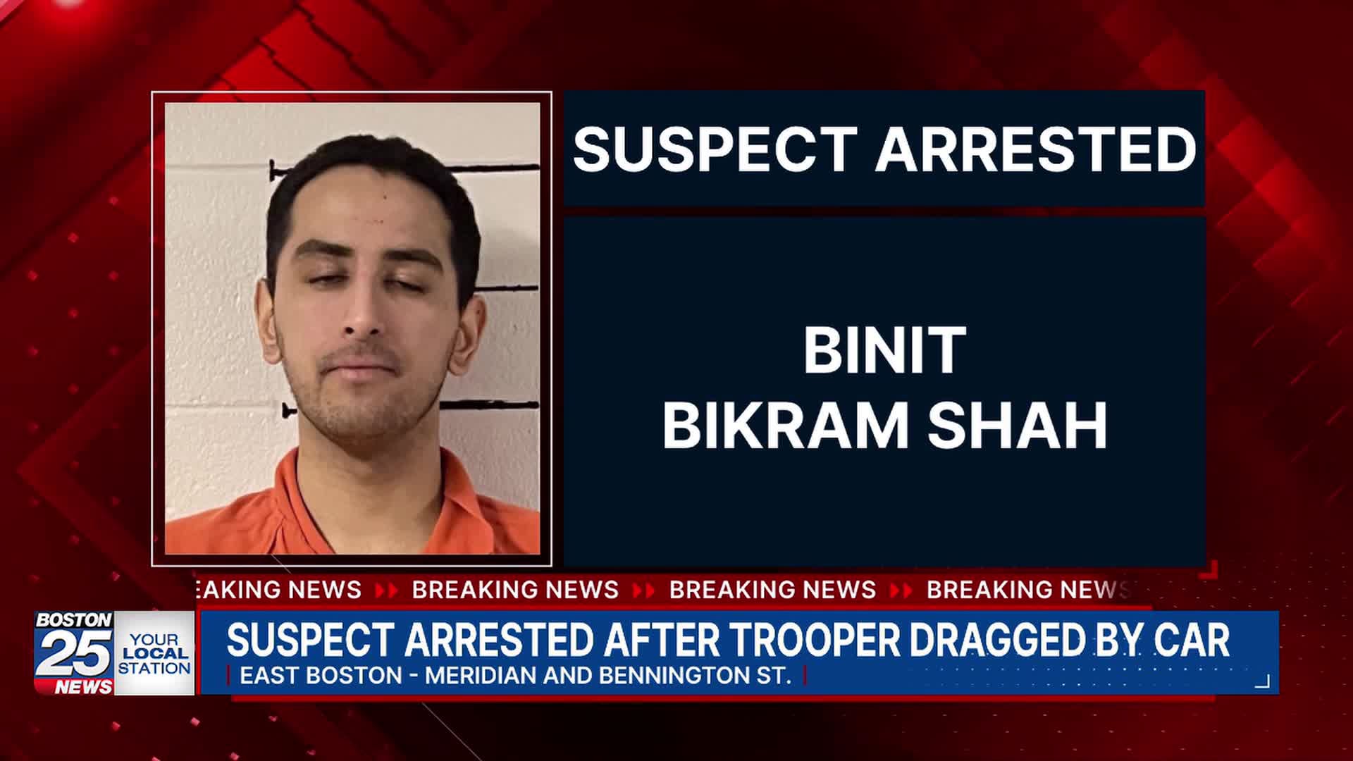 Mass. trooper dragged by car during traffic stop in East Boston ...
