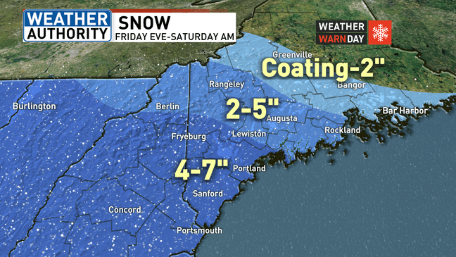 Tricky travel conditions expected as snowstorm hits southern Maine ...