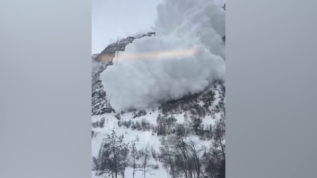 Avalanche slams into moving train in Swiss Alps<br><br>