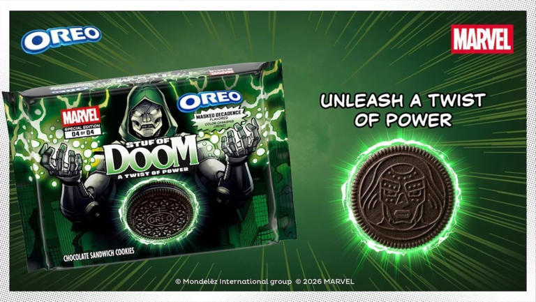 Oreo's secret 4th Marvel pack features Doctor Doom and a new flavor