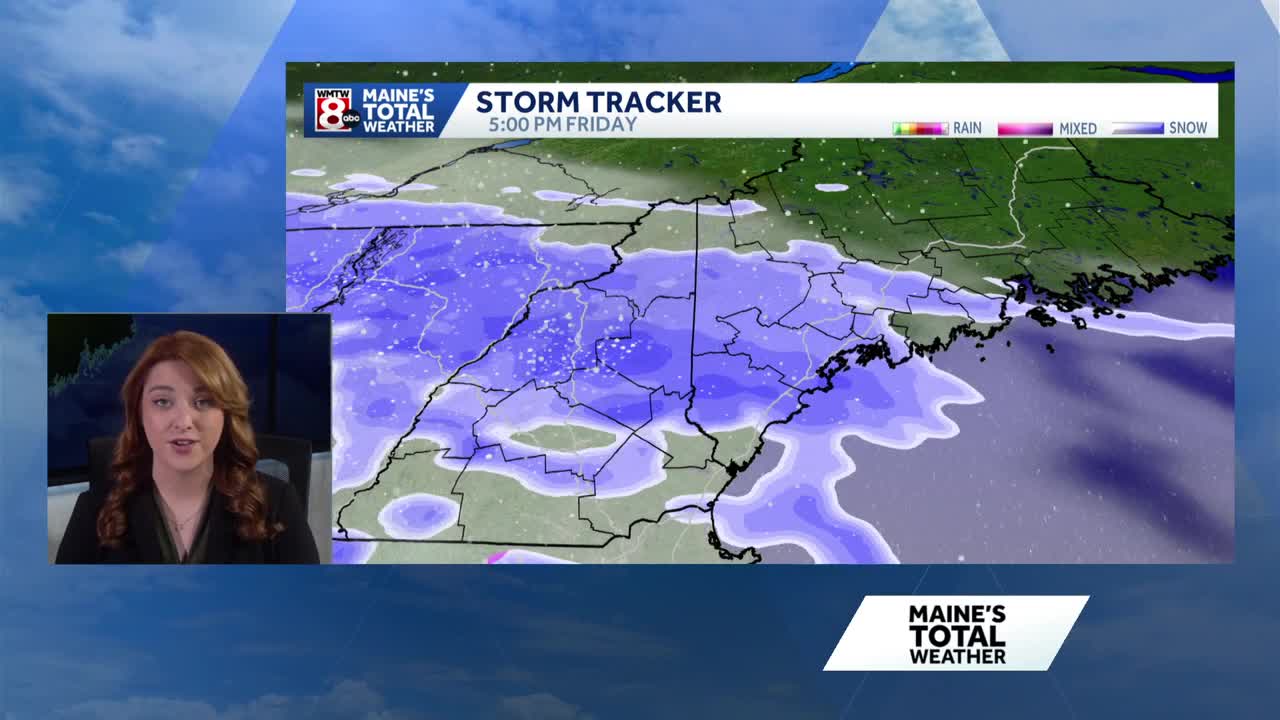 Intense snowfall expected in Maine Friday night: Timing out the storm ...