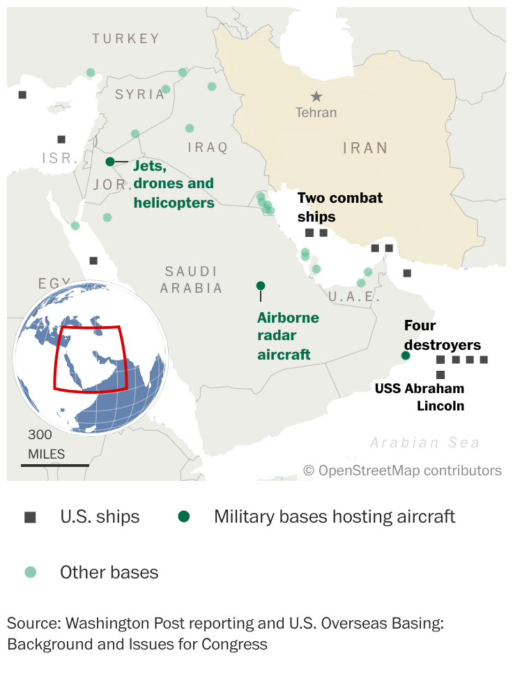 Trump appears ready to attack Iran as US strike force takes shape