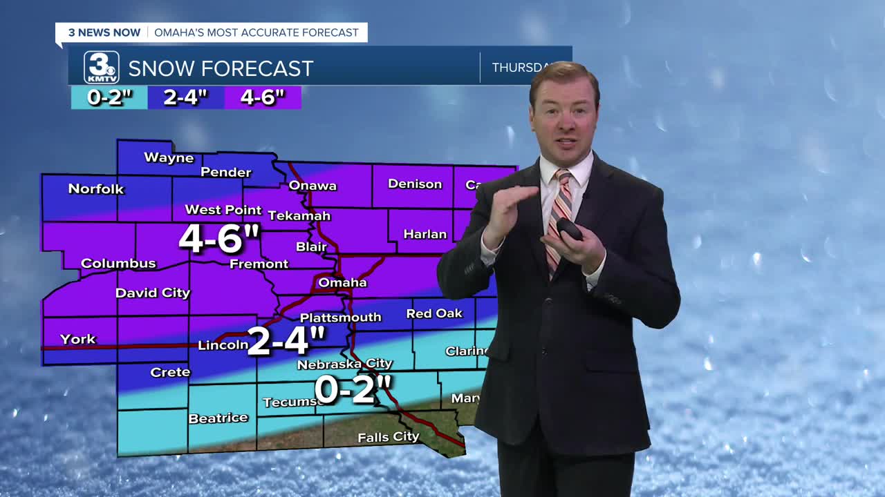 Tim tracks Omaha's snow for February 19, 2026