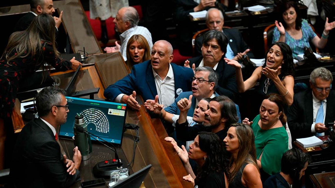 Reforma laboral en Diputados: las imágenes de un debate decisivo en el ...