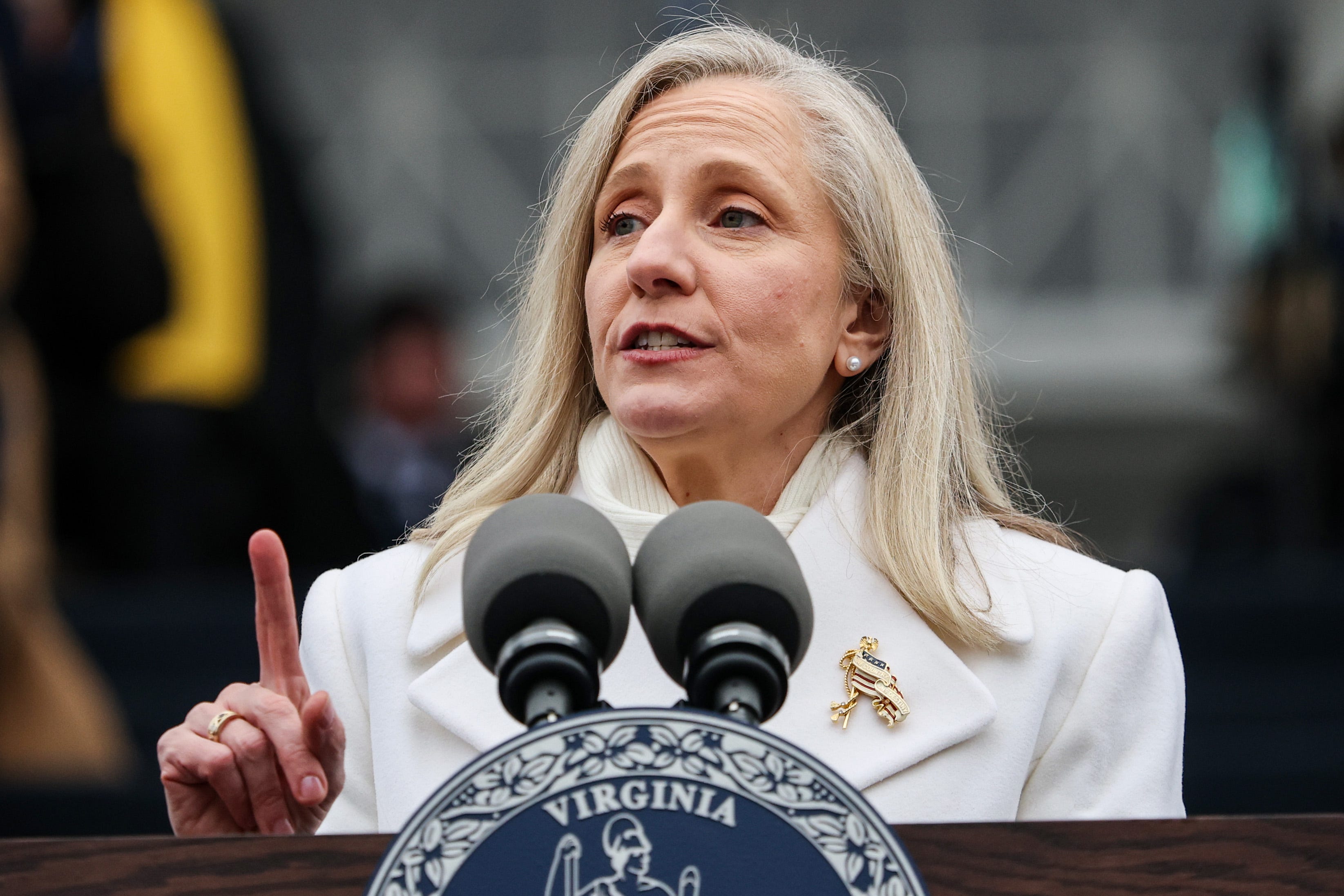 VA Gov. Spanberger to deliver Democratic rebuttal to Trump's State of ...