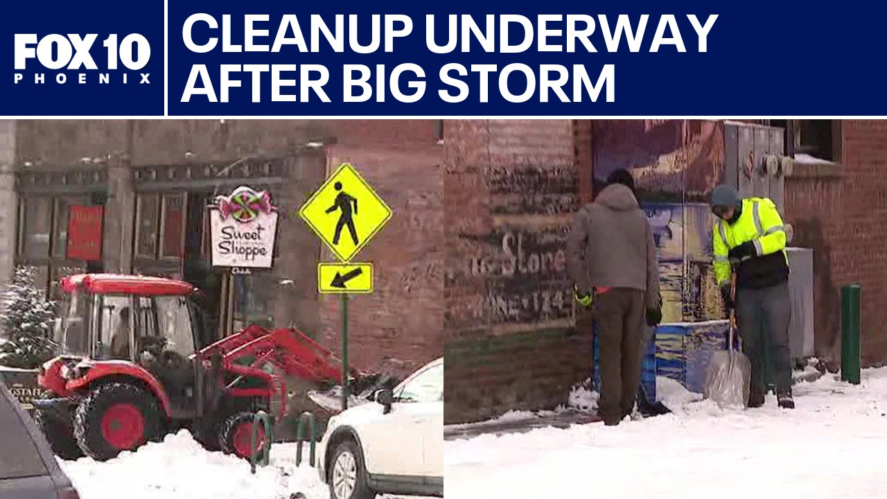Flagstaff winter storm cleanup underway