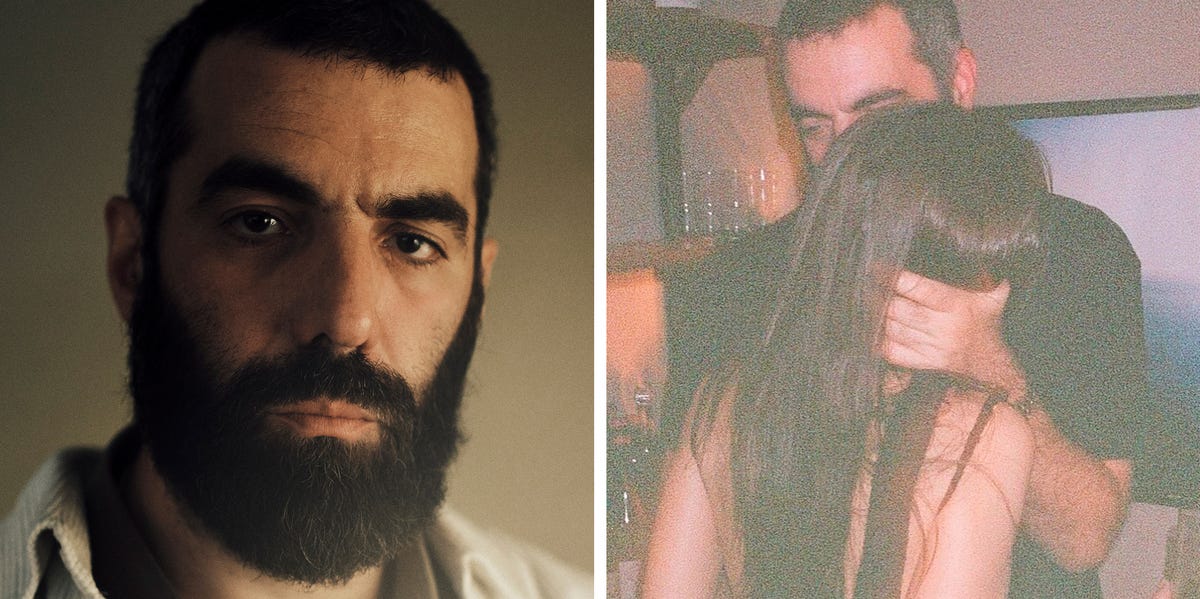 Emily Ratajkowski and Romain Gavras share a kiss in Rome