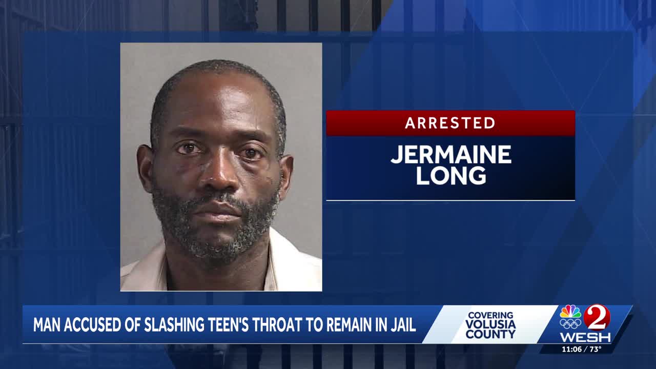 Man charged for slashing teen's throat in Daytona Beach accused of ...