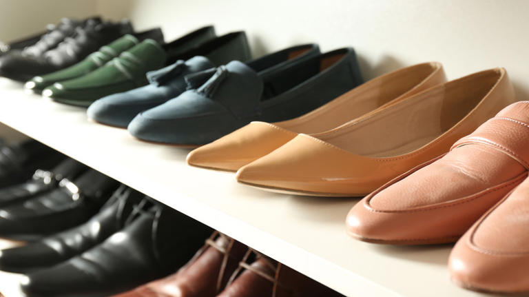 Too much shoe clutter? You'll love this sleek built-in storage solution
