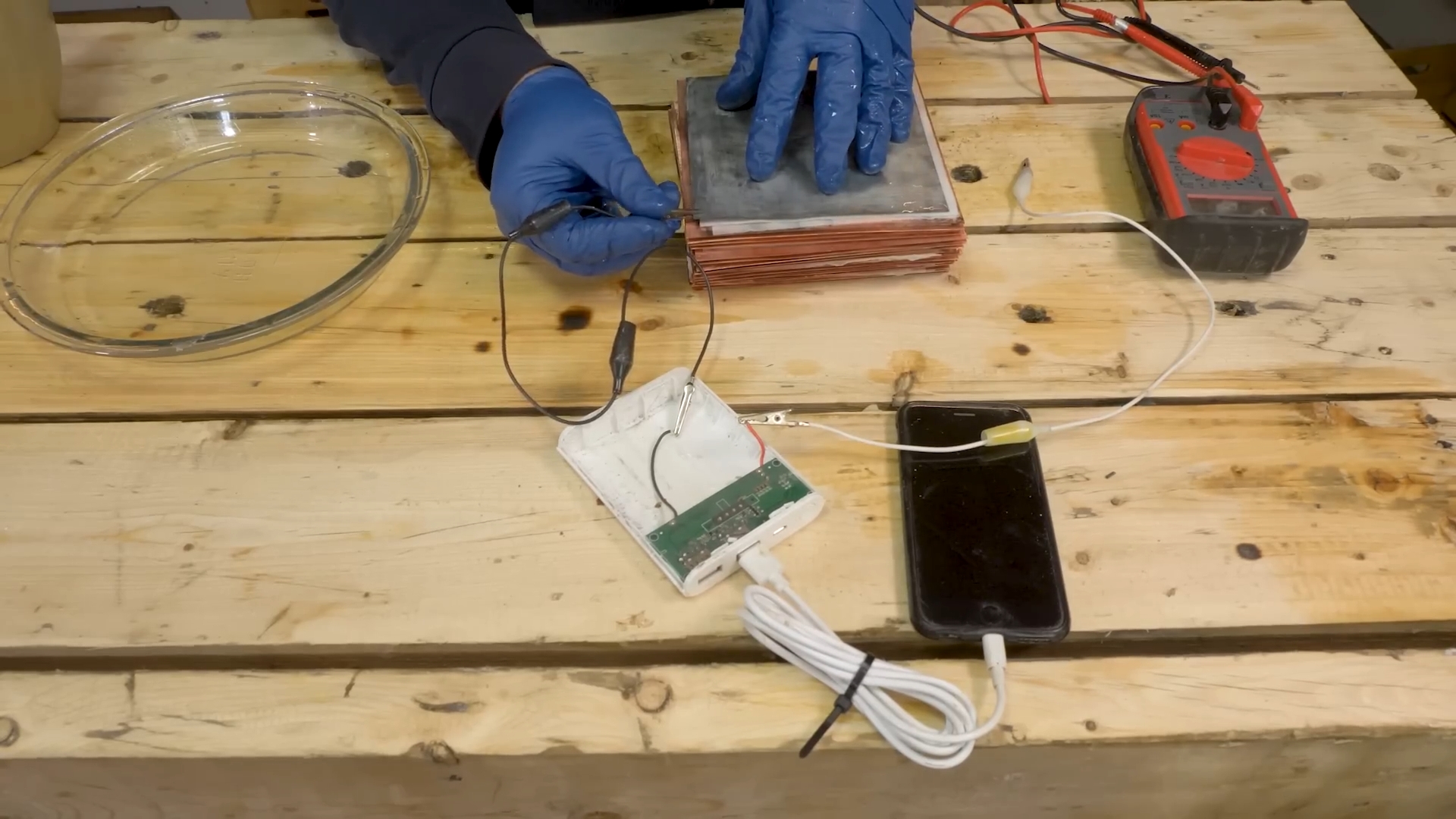 Building a voltaic pile from raw materials to recreate the first ...