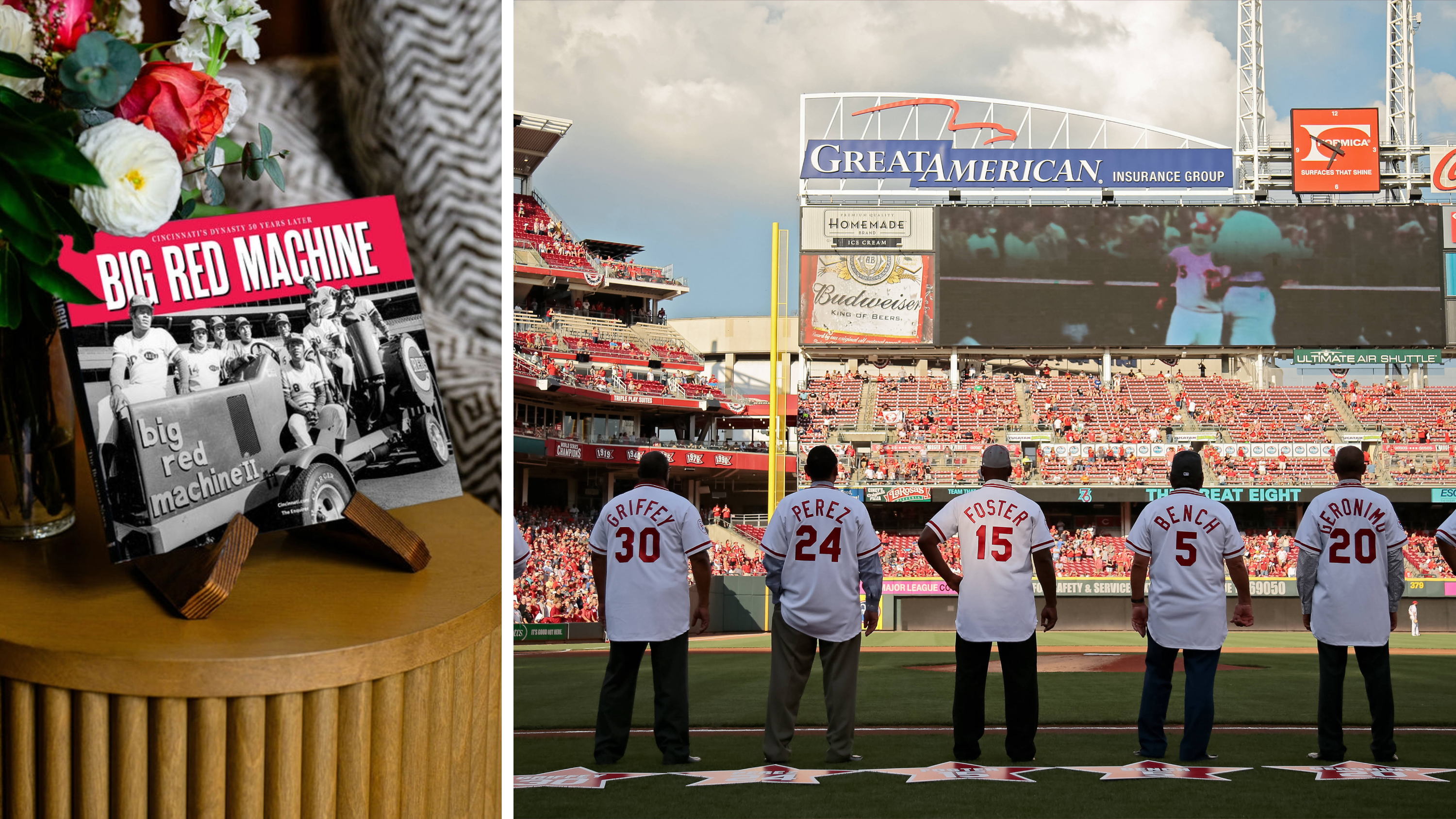 Celebrate the Cincinnati Reds 1970's dynasty with a Big Red Machine book
