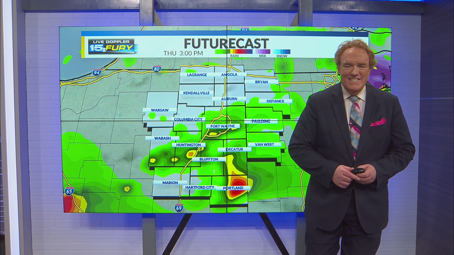 More showers and storms