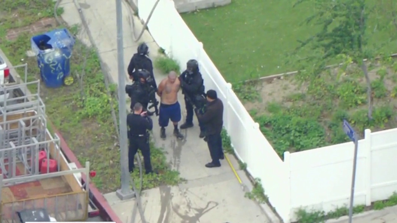 Suspect taken into custody after hours-long standoff