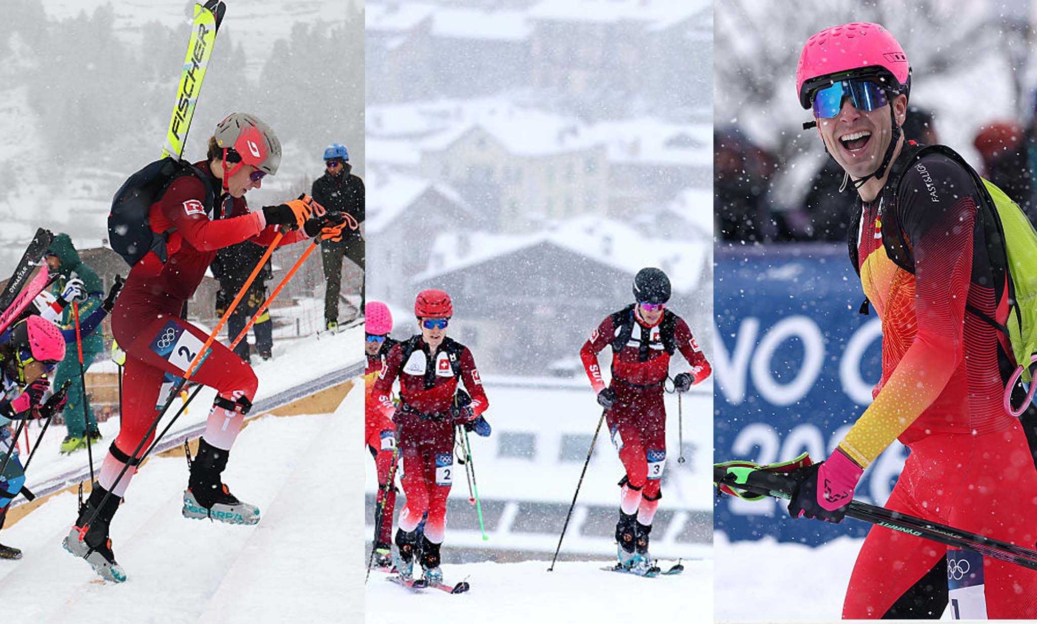 Watch: Ski mountaineering makes Olympic debut in dramatic fashion