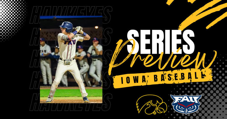 Iowa baseball series preview: Florida Atlantic