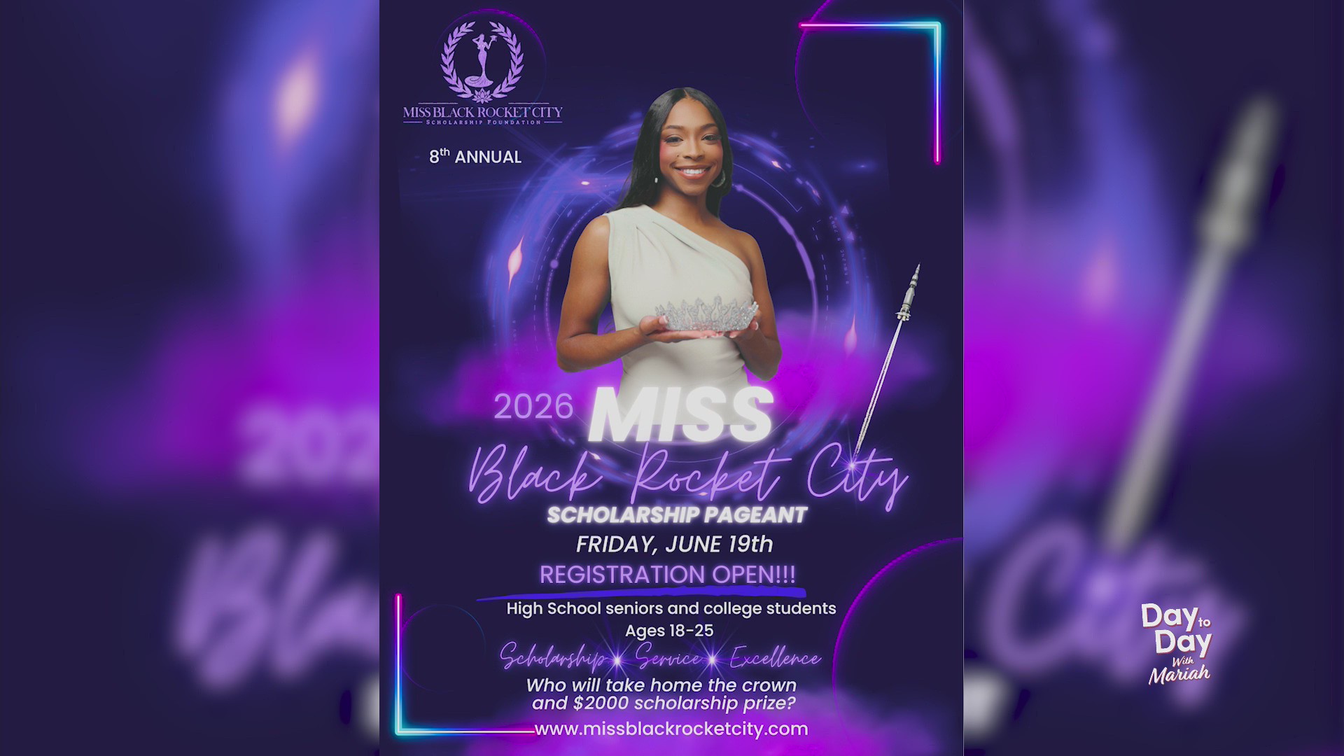 Miss Black Rocket City Scholarship Program | February 19, 2026 | Day to ...