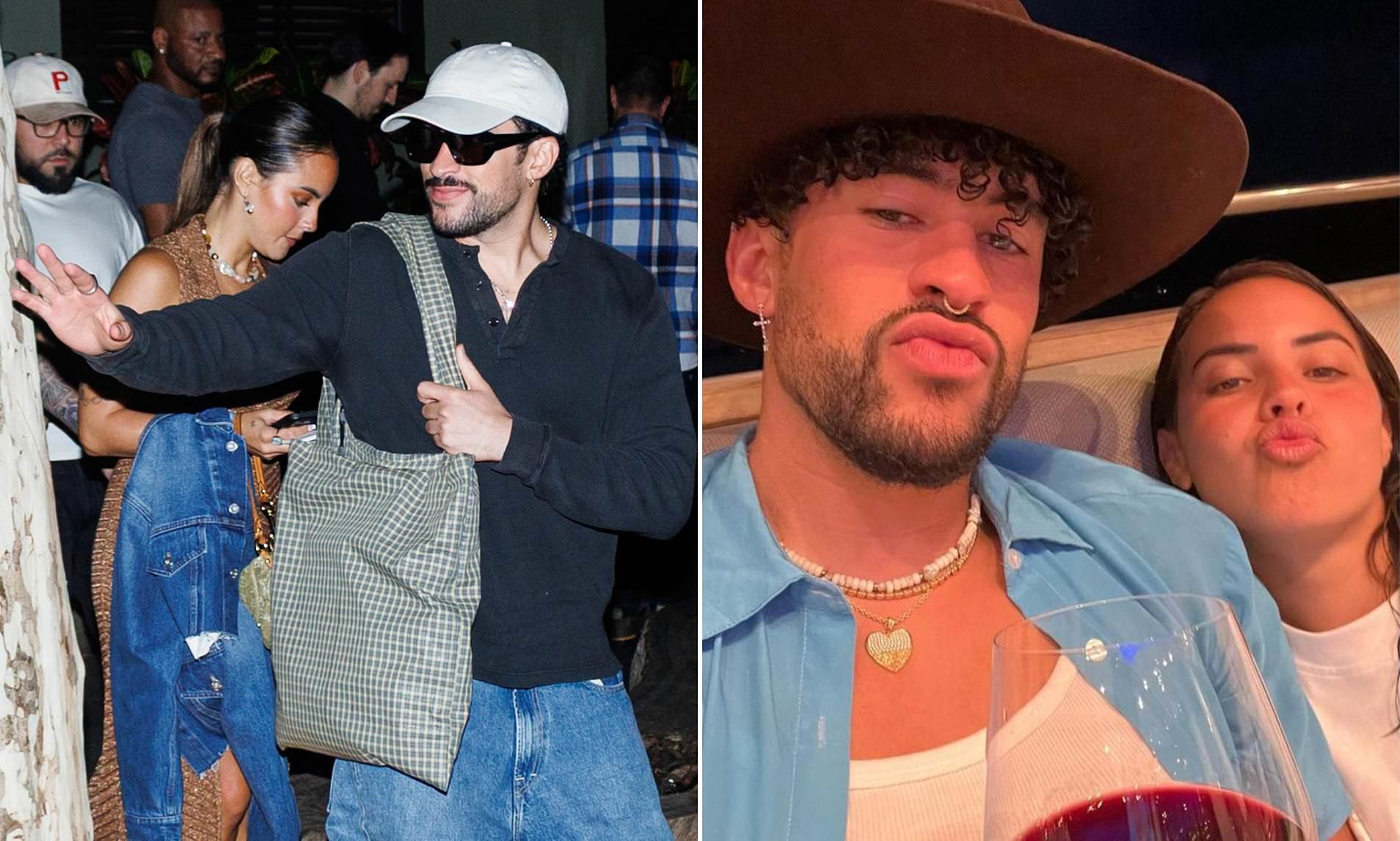 Bad Bunny enjoys dinner with girlfriend Gabriela Berlingeri in first