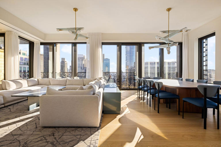 Curated visual reference: Fresh Look at Full Floor Penthouse With Rooftop Sauna And Spectacular Views Of